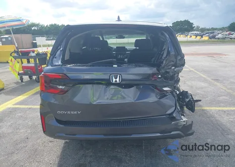 2025 Honda Odyssey Ex-L z USA, uszkodzony, nr VIN 5FNRL6H62SB072462